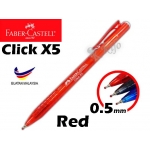 Faber Castell Click X5 Ball Pen 0.5mm 1425